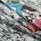 1 Yard Stretch Cotton Sateen White Pop Icons White Fashionably Late Print Comic Collection